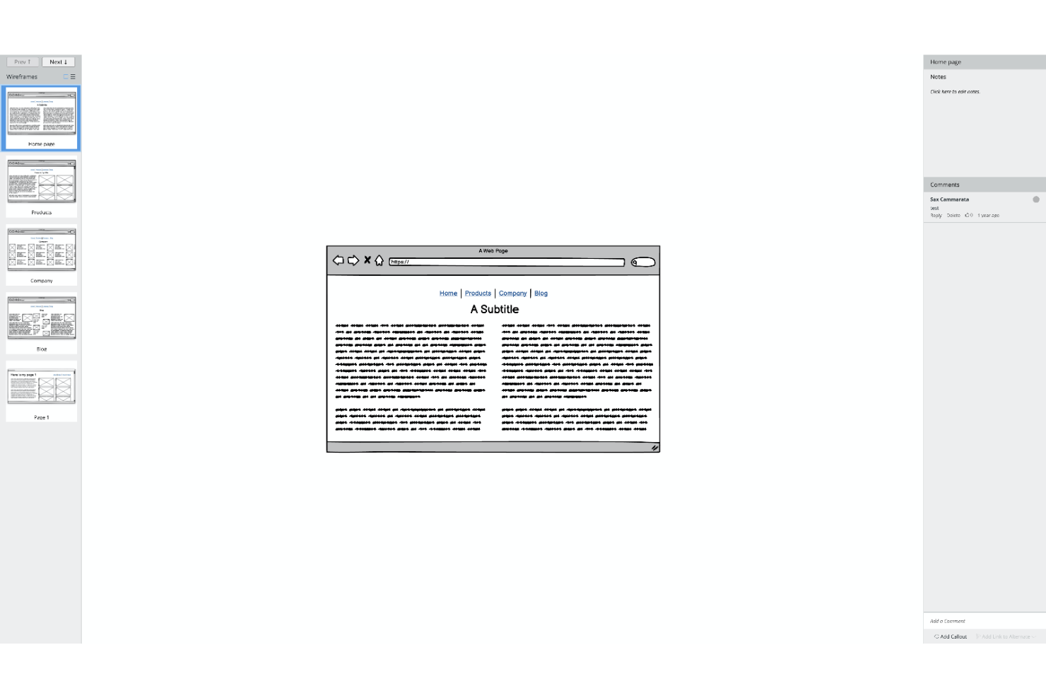 Balsamiq screenshot - 10 Mejores Software de Diseño Colaborativo de 2026