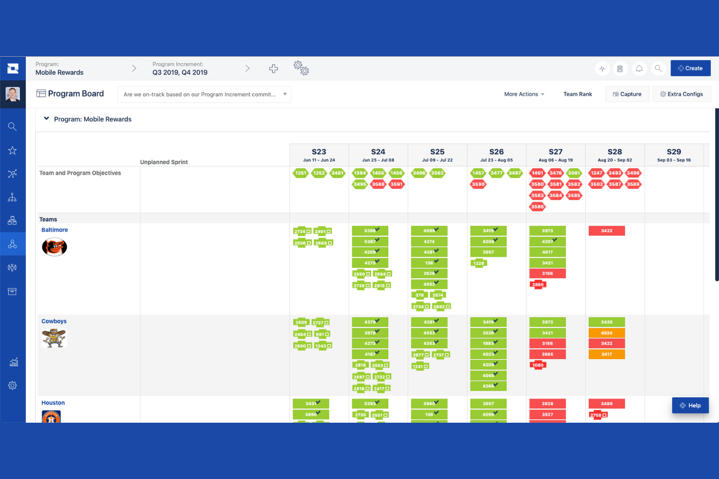 Jira Align screenshot - 10 meilleures alternatives à monday.com analysées en 2026