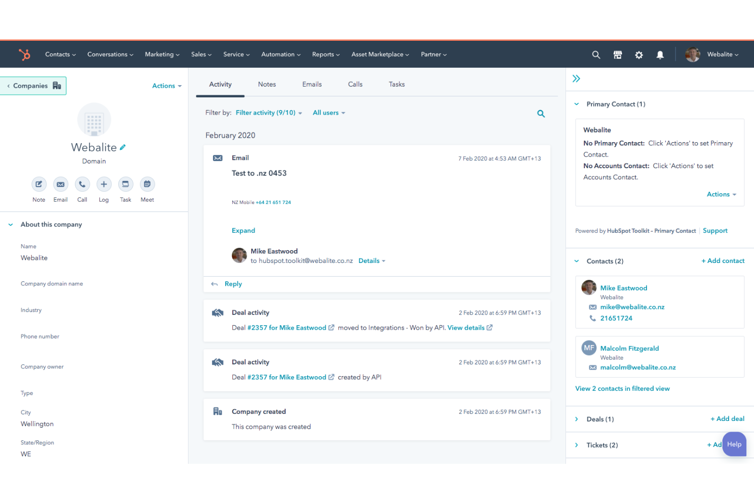 HubSpot Content Hub screenshot - 10 beste alternatieven voor Webflow in 2026