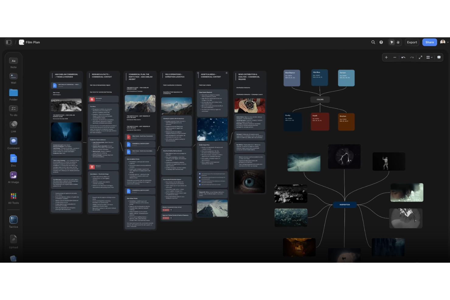 Storyflow screenshot - 10 beste gratis storyboardsoftware in 2026