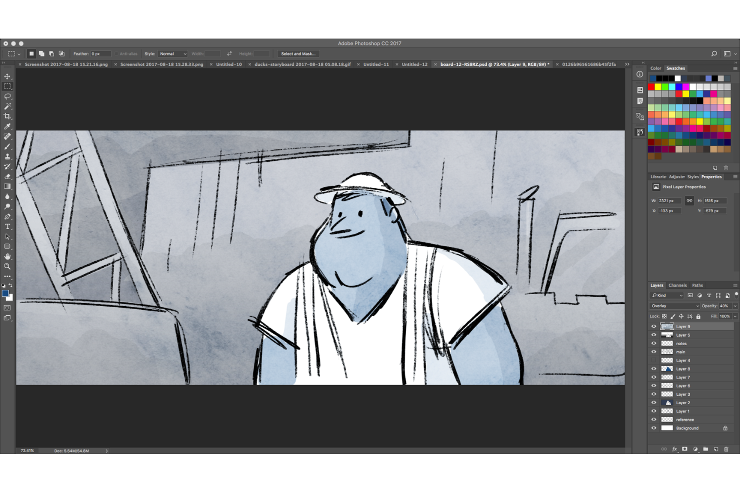 Storyboarder (Wonder Unit) screenshot - 10 beste gratis storyboardsoftware in 2026