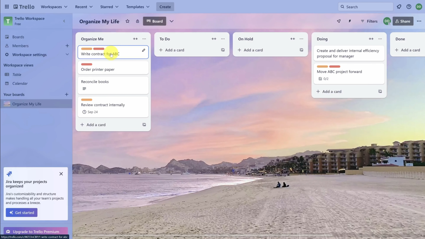 Trello screenshot - 10 beste monday.com-alternatieven voor projectmanagement in 2026