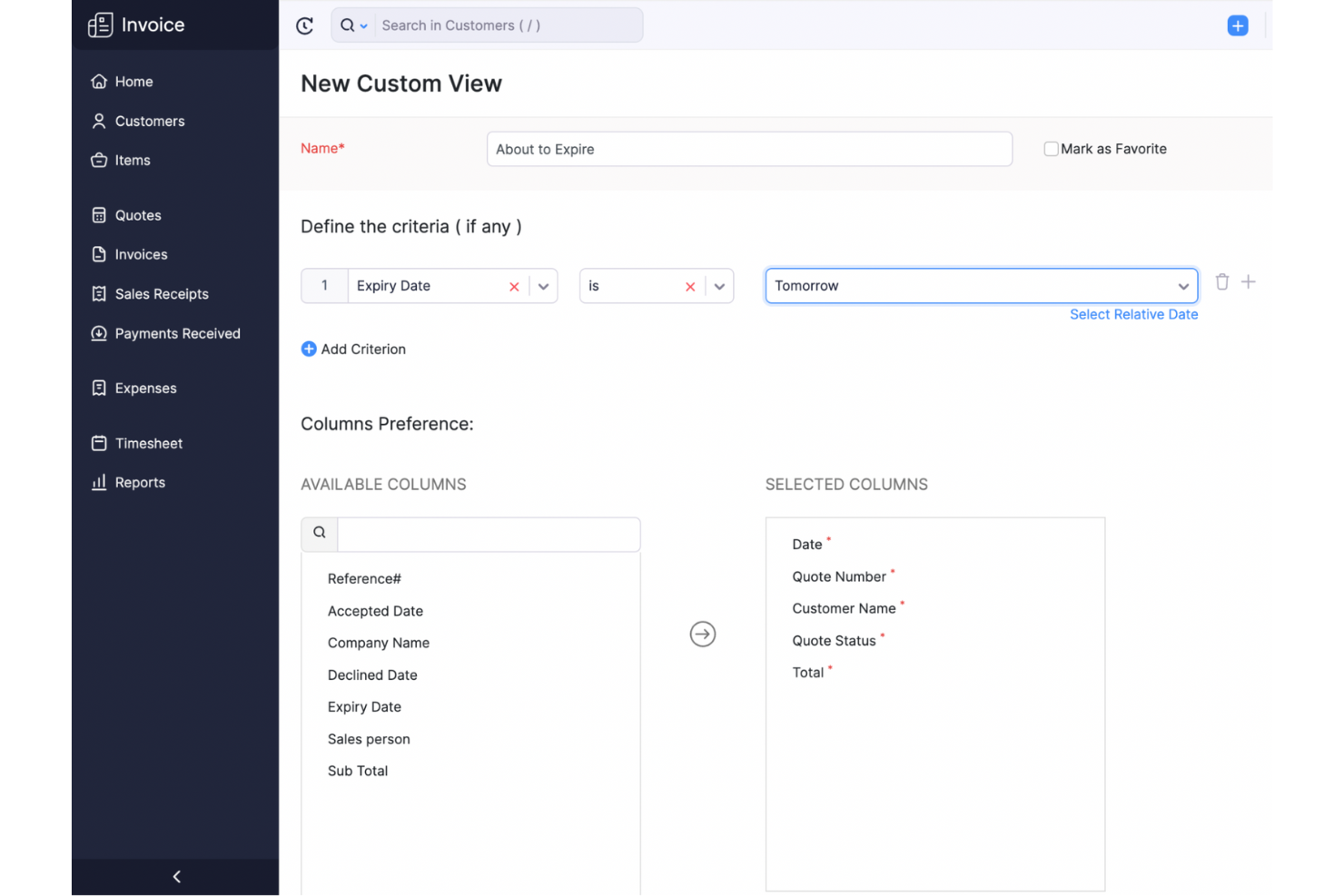 Zoho Invoice screenshot - 10 beste alternatieven voor Ignition beoordeeld in 2026