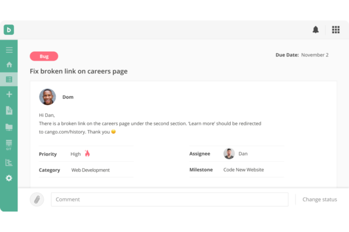 Backlog screenshot - 10 beste mijlpaalsoftware voor projecttracking in 2026
