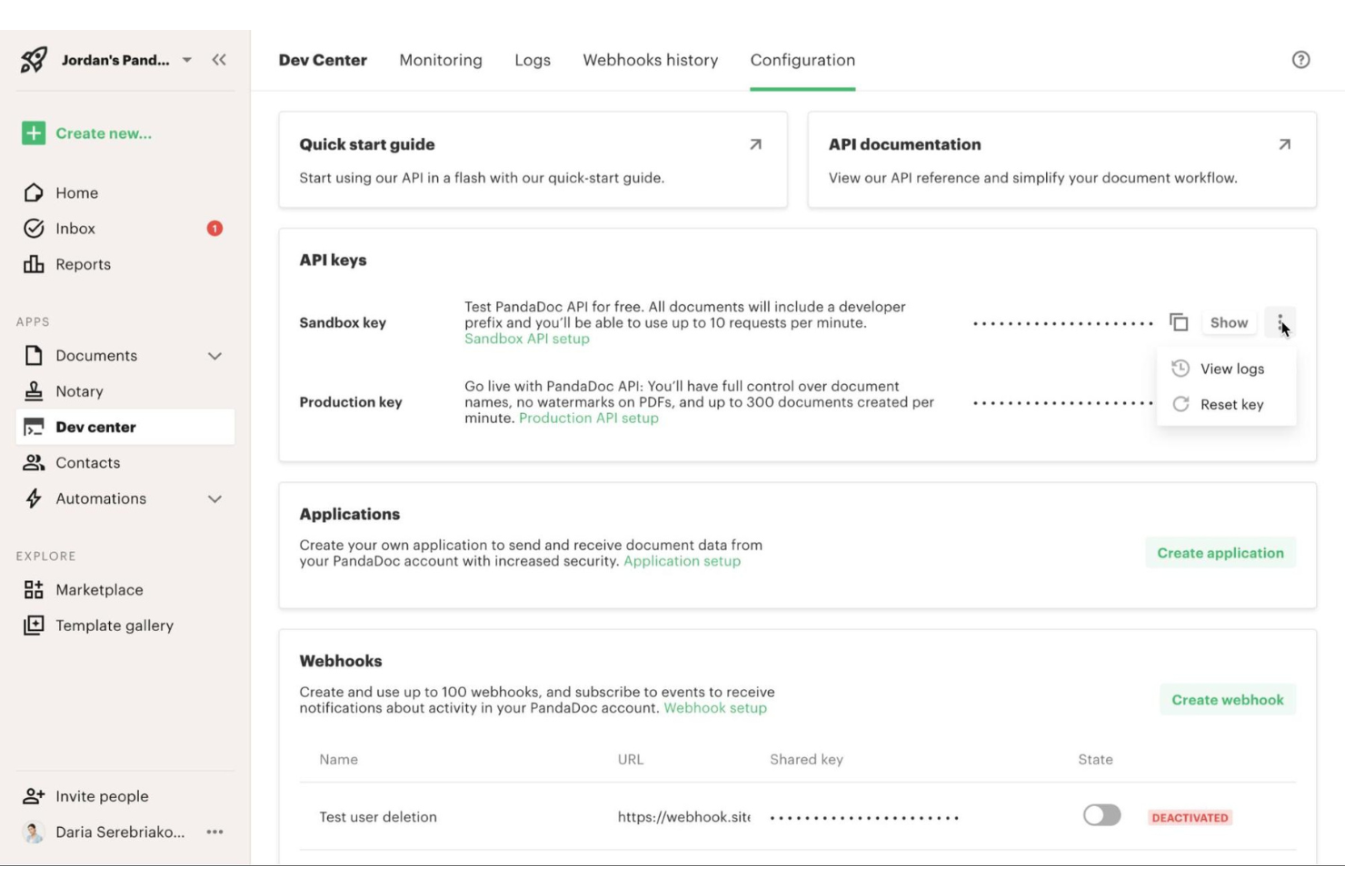 PandaDoc screenshot - 10 beste alternatieven voor Ignition beoordeeld in 2026