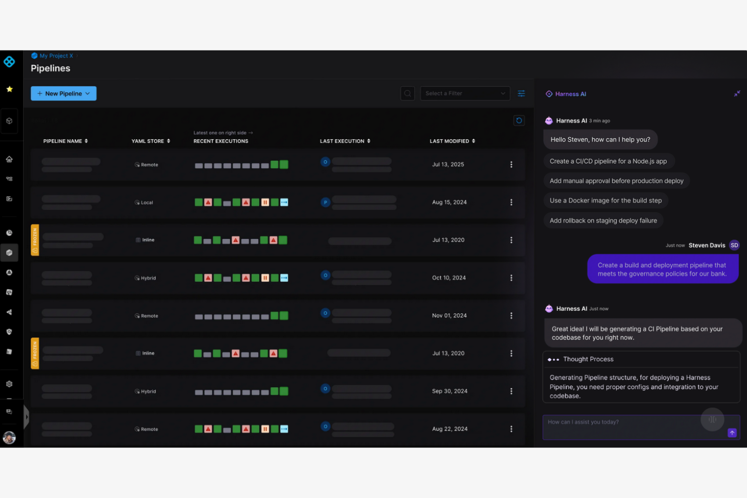 Harness screenshot - 10 bästa LaunchDarkly-alternativen 2026