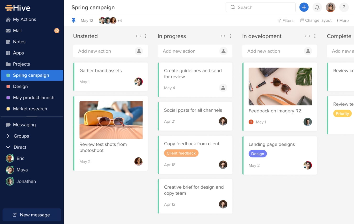 Hive screenshot - 10 beste Planview-alternatieven beoordeeld in 2026
