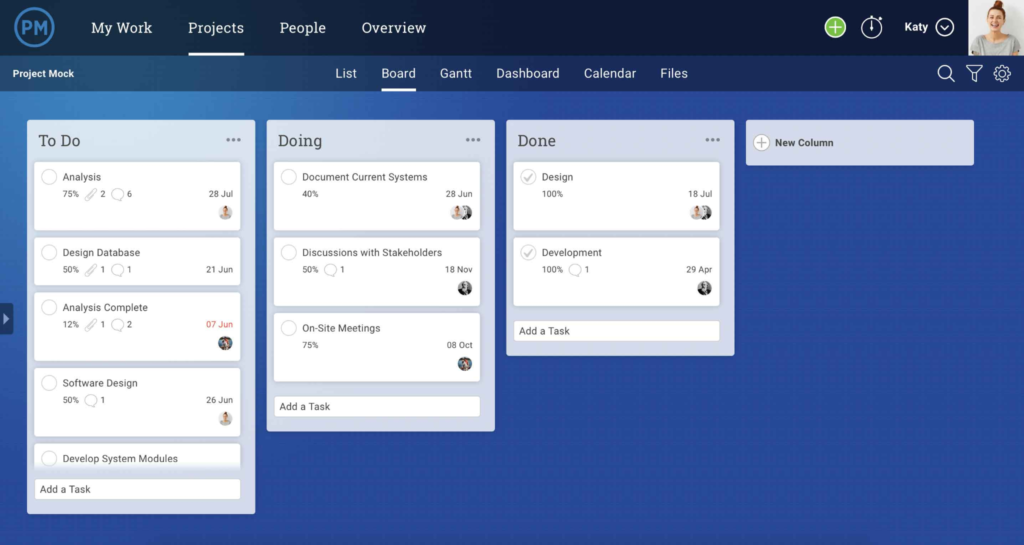ProjectManager screenshot - 27 Best Kanban Tools To Improve Workflow Efficiency In 2025
