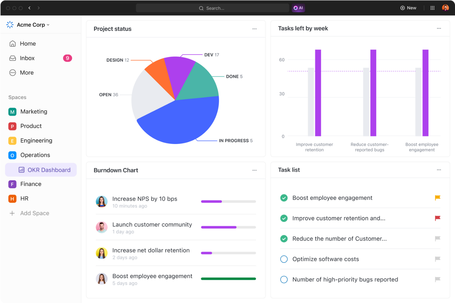 Hubstaff screenshot - 8 Best ClickUp Alternatives for Product Teams in 2026