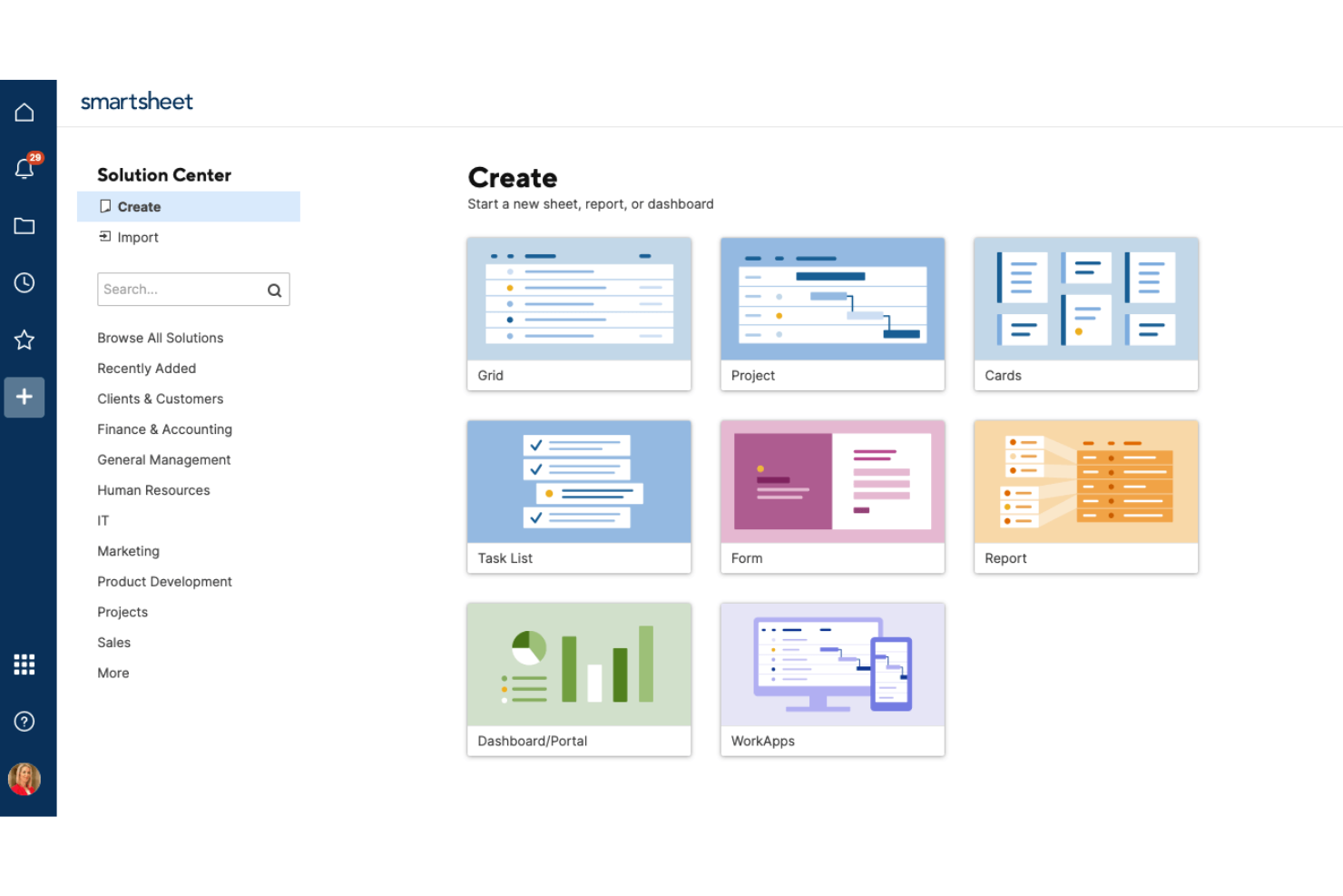 Smartsheet screenshot - 8 Best ClickUp Alternatives for Product Teams in 2026