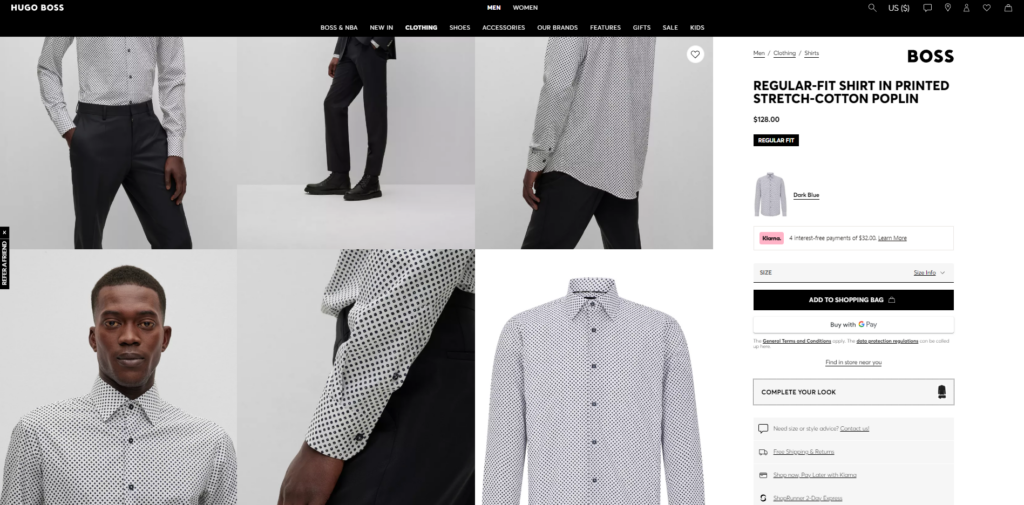 hugo boss screenshot