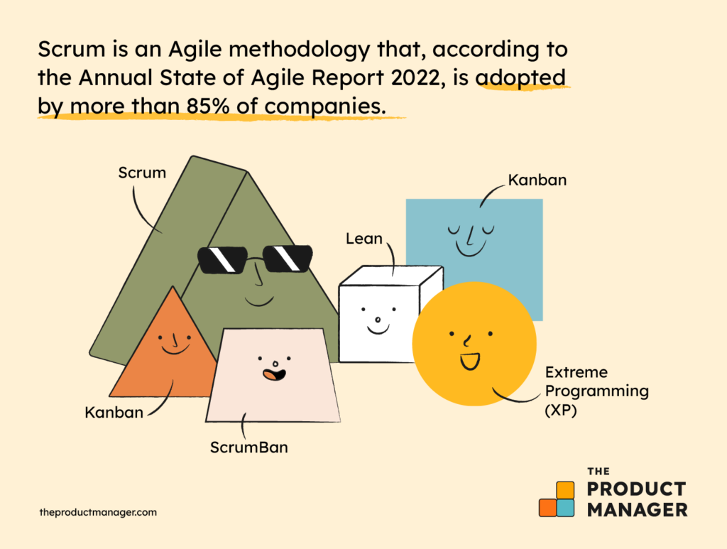 scrum meeting infographic