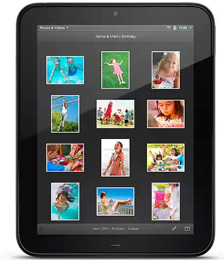 photo of hp touchpad