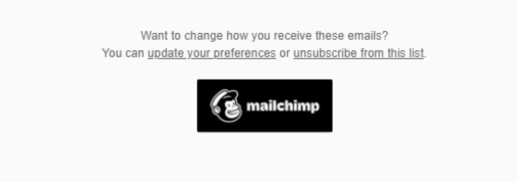 mailchimp screenshot