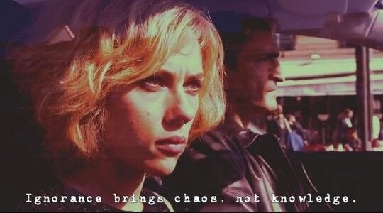 ignorance brings chaos, not knowledge quote