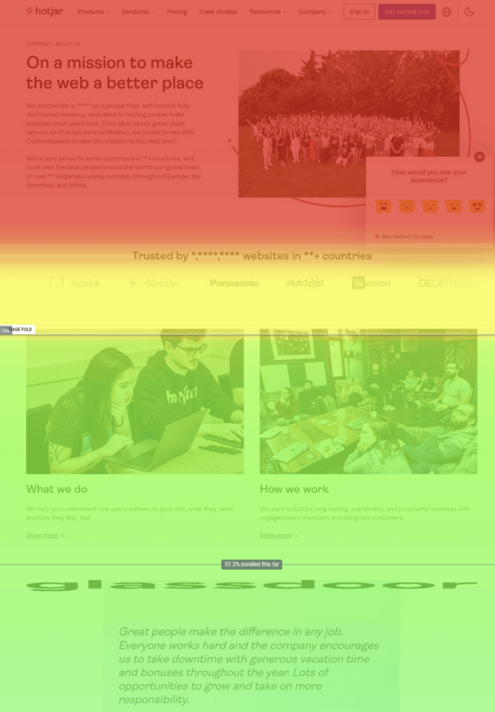 hotjar example screenshot