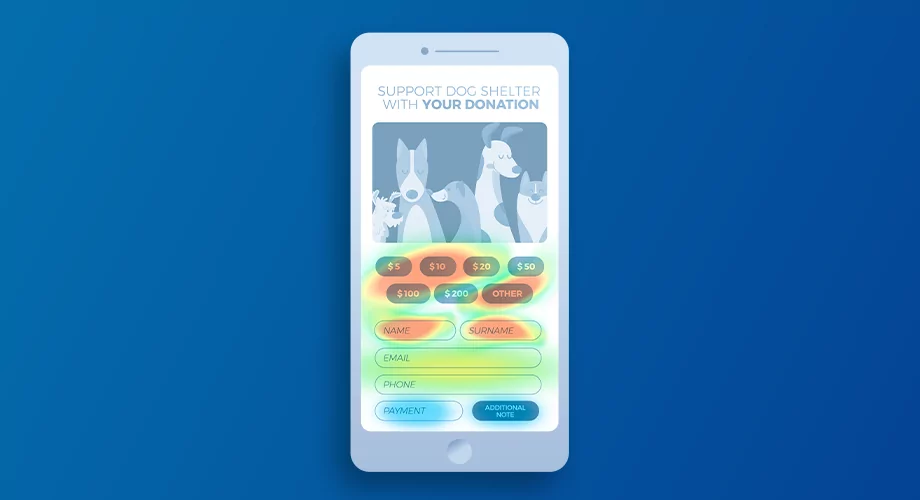 click map on a mobile