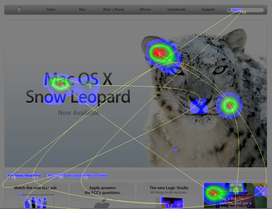 hover heatmap example