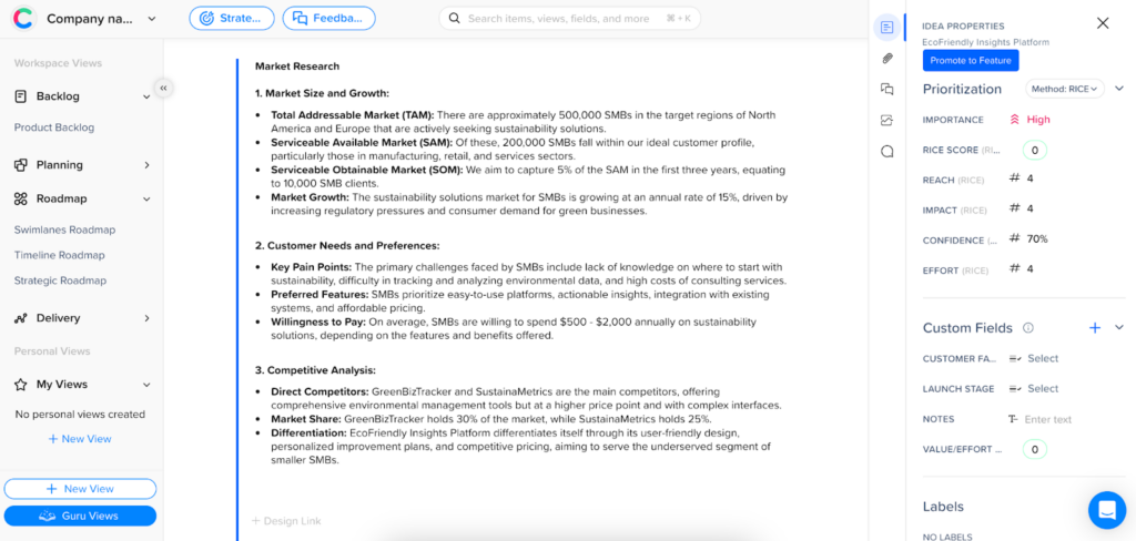how to do a feasibility study entire document screenshot