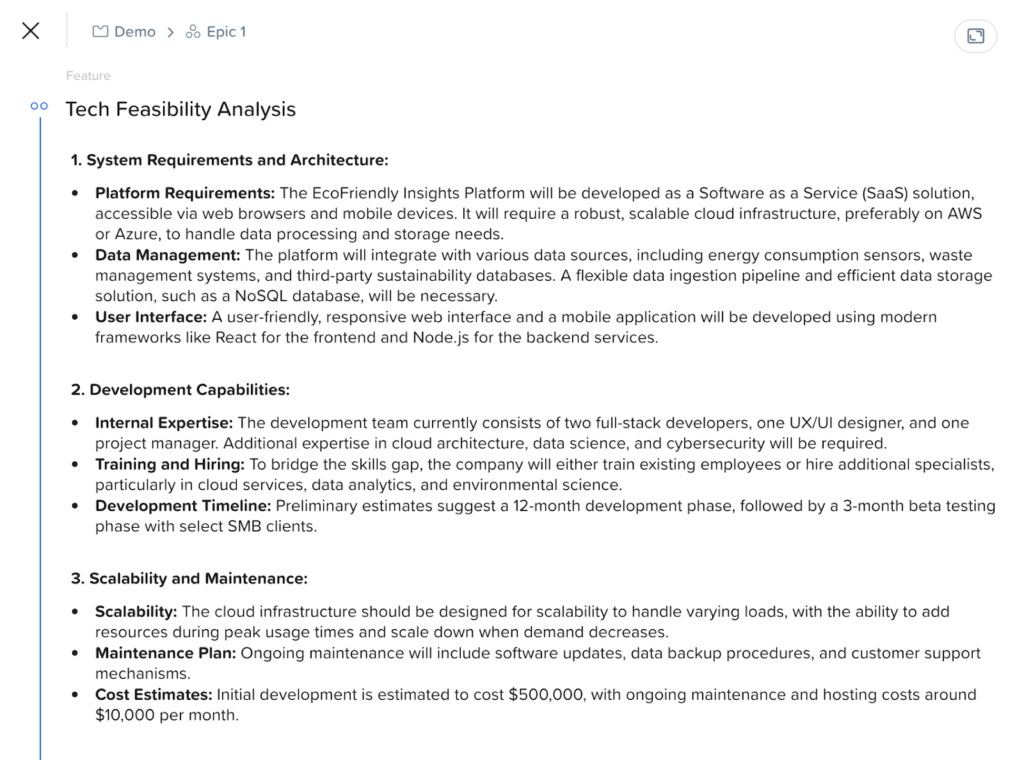 how to do a feasibility study tech feasibility screenshot
