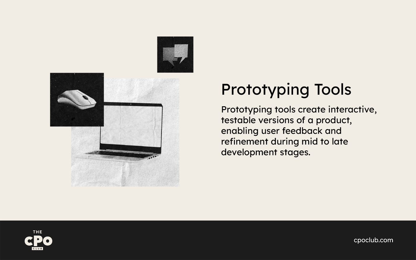 Prototyping tools allow you to create high-fidelity, interactive product prototypes.