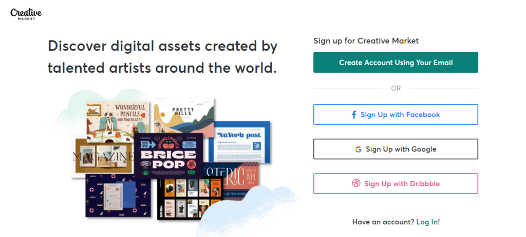 Creative Market, a community for designers
