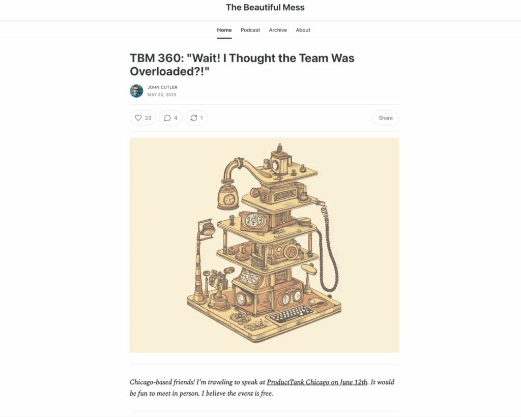 The Beautiful Mess newsletter