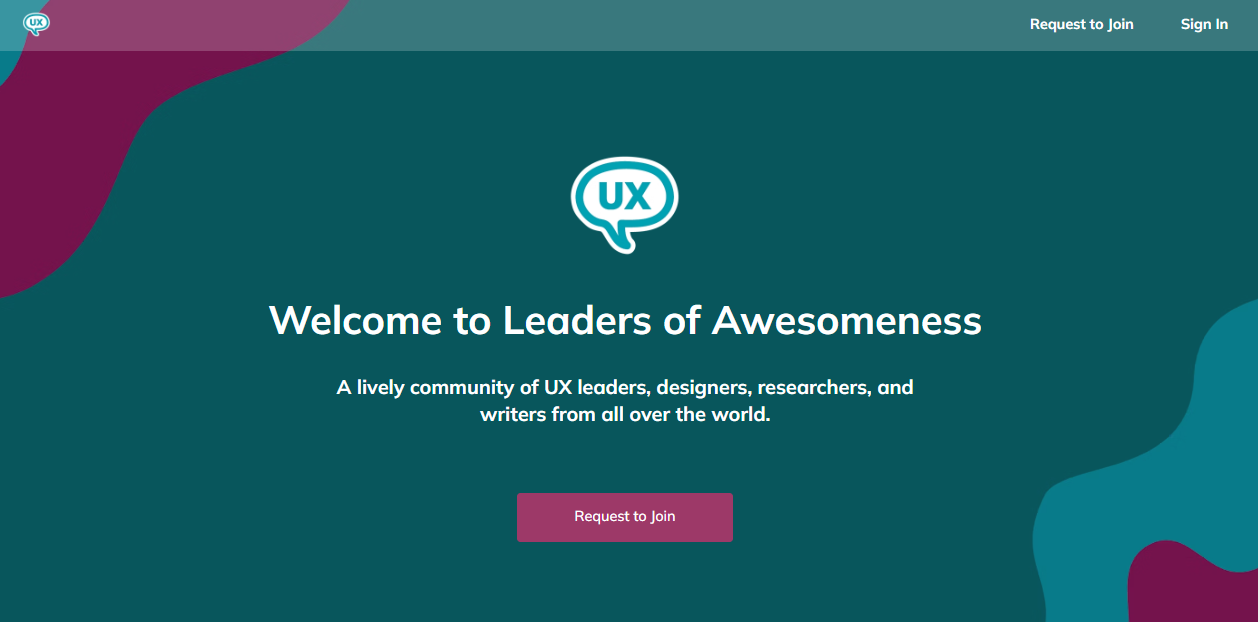 Leaders of Awesomeness landing page