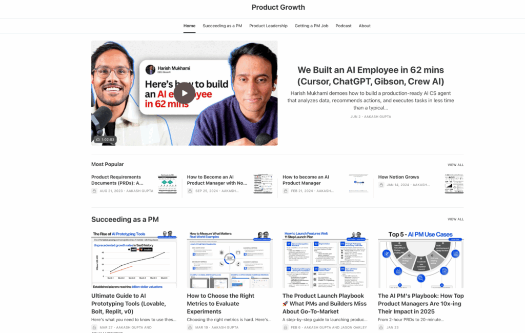 Product Growth newsletter