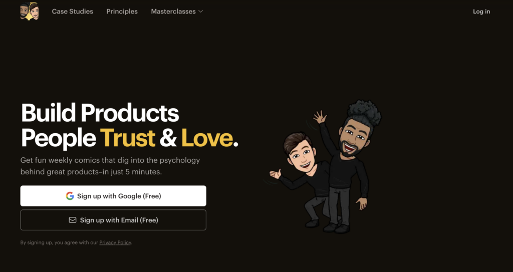 Growth.Design Newsletter subscription page