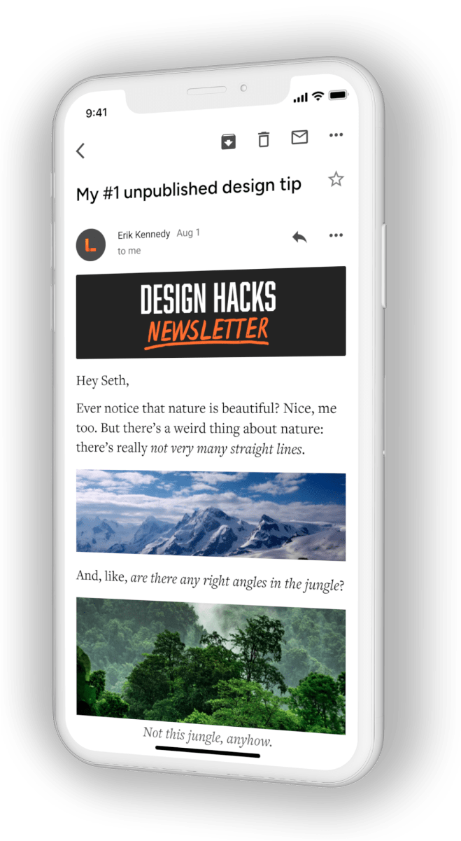 Learn UI Design, a UX Design Newsletter