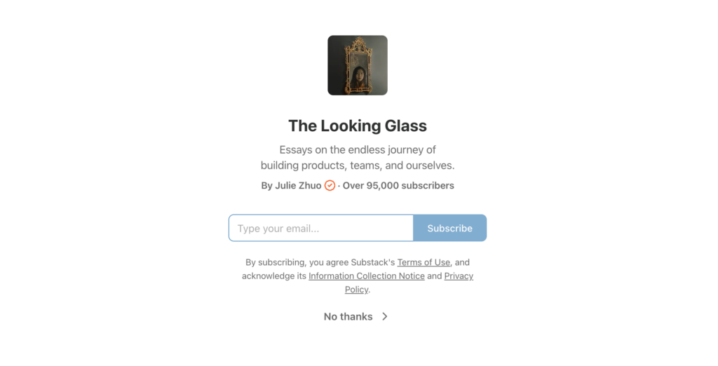 Looking Glass newsletter
