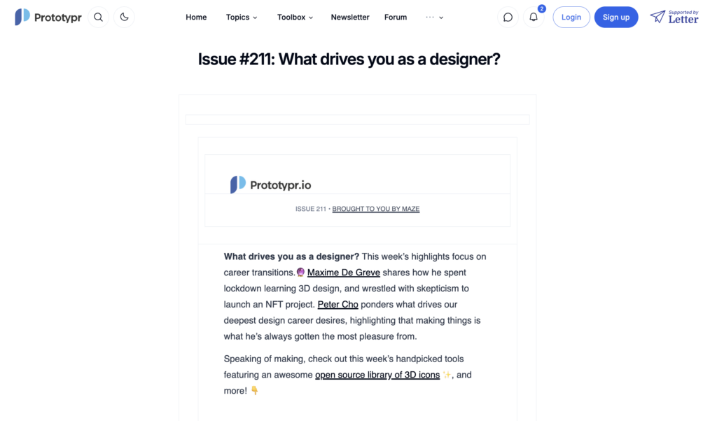 Prototypr Newsletter issue 211