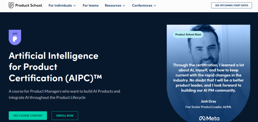 Artificial Intelligence for Product Certification landing page