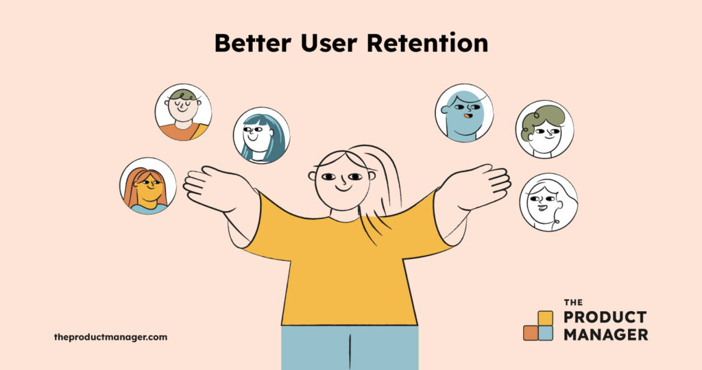 Better user retention infographic