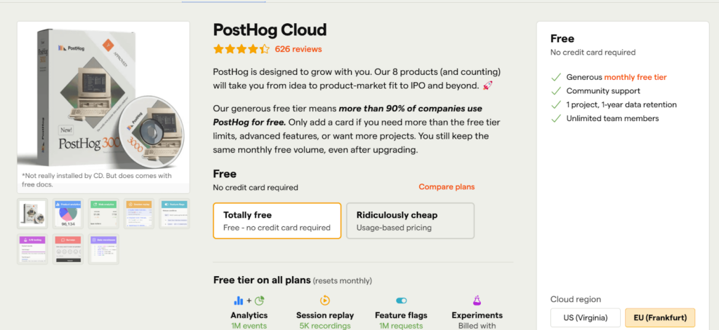 posthog screenshot