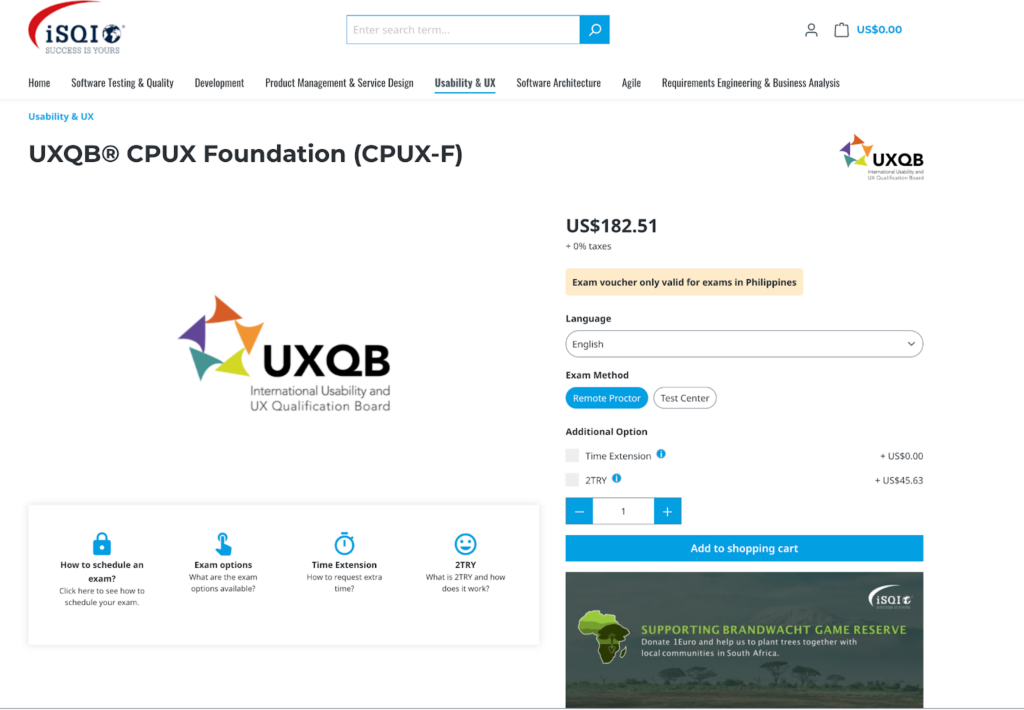 Certified Professional for Usability and User Experience- Foundation (CPUX-F)