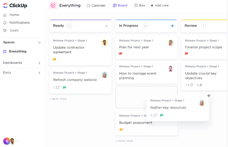 ClickUp offers extensive features
