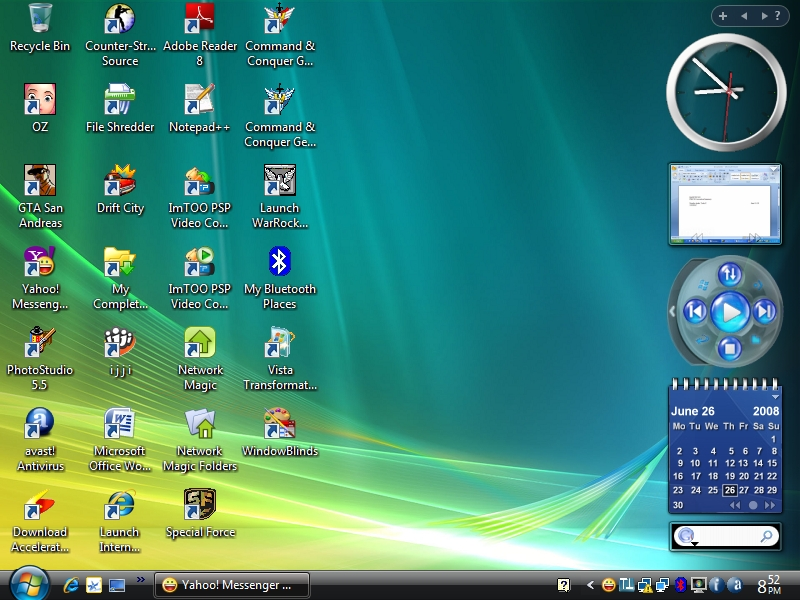 Windows Vista’s Widget Sidebar