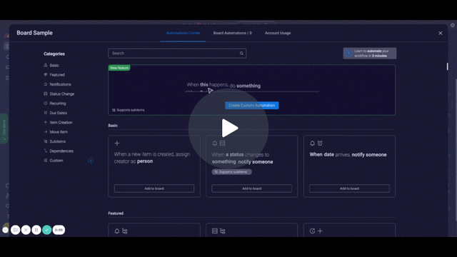 monday.com Workflow Automations GIF