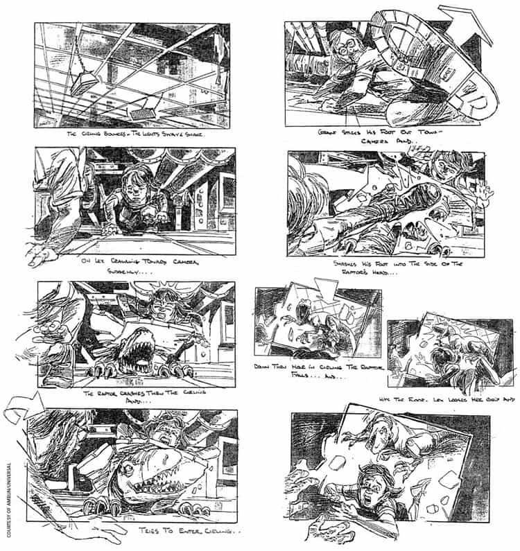 storyboard of david lowery