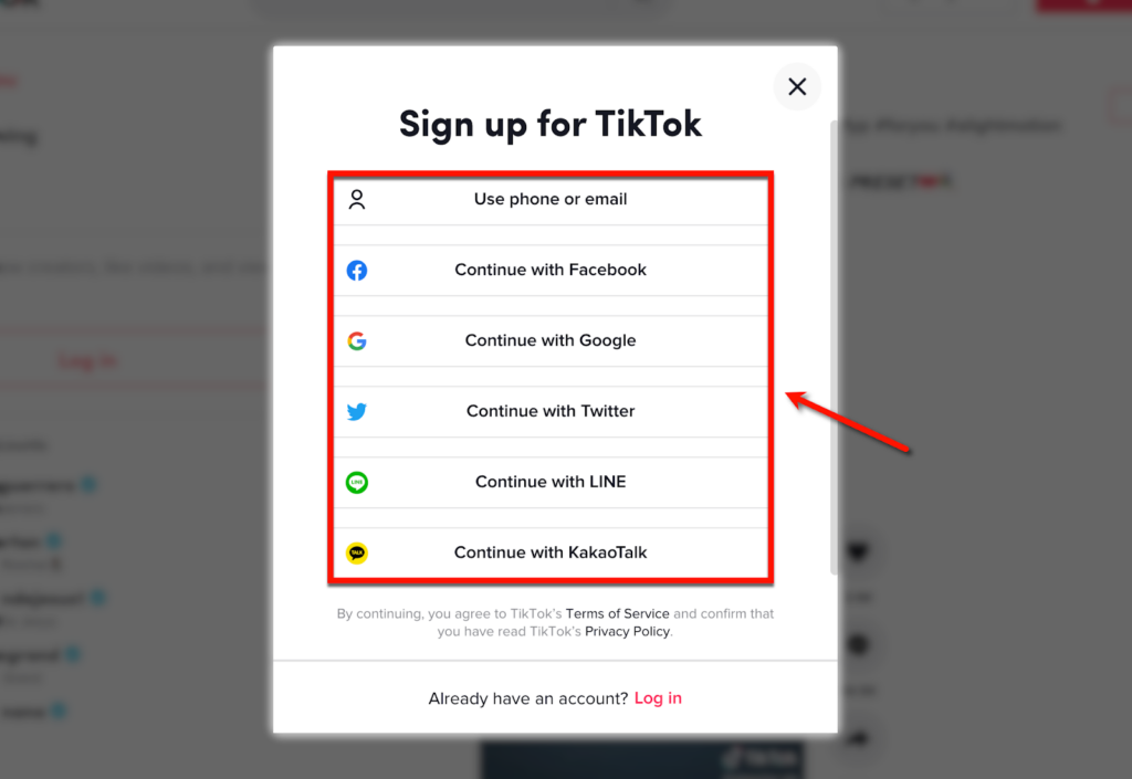 tiktok screenshot