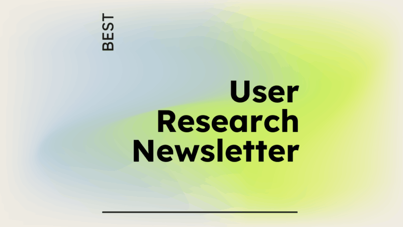 User research newsletter generic best of 87783