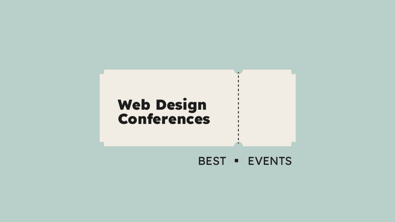 Web design conferences best events 23884