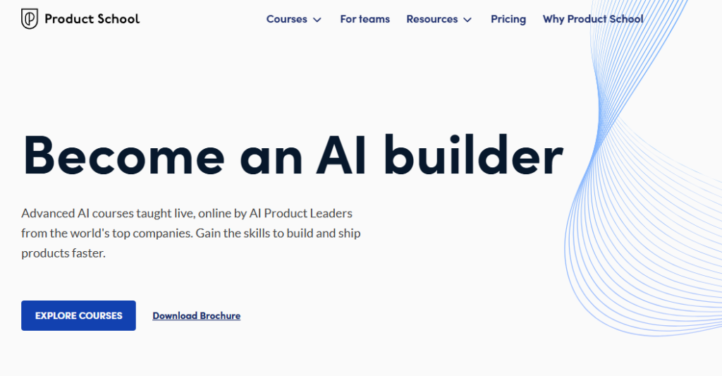 Product School homepage