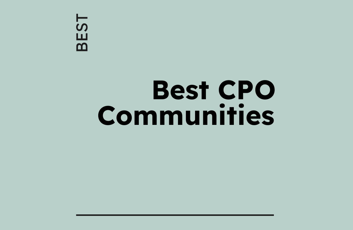 7 CPO Communities Where the Real Conversations Happen