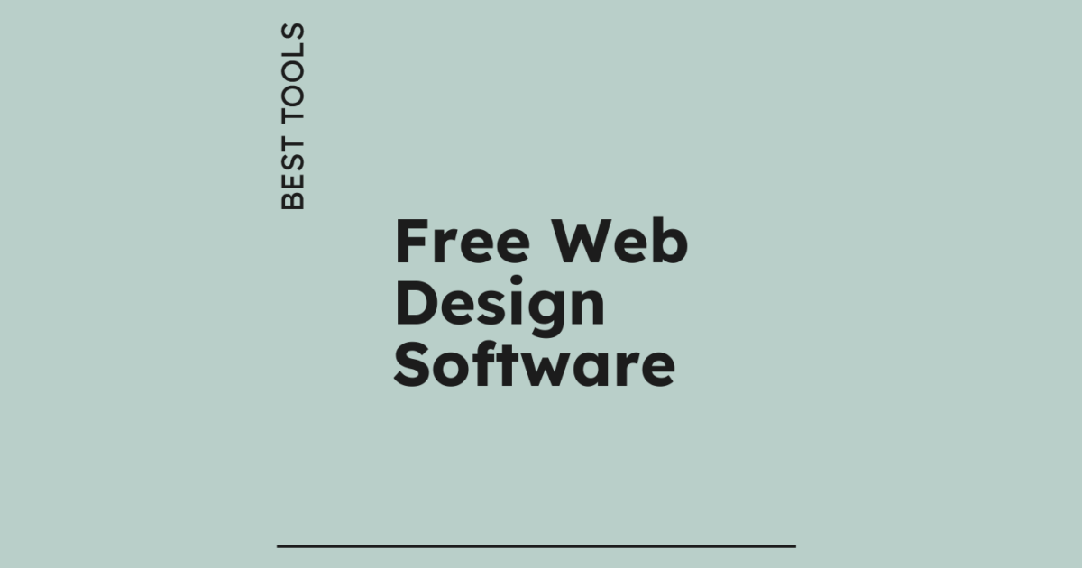 10 Best Free Web Design Software Reviewed in 2026
