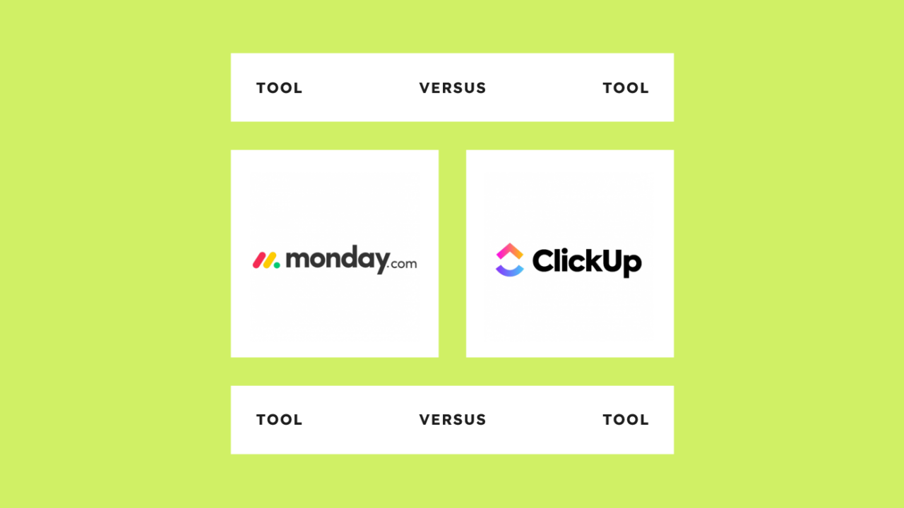 Monday com Versus Clickup 88185