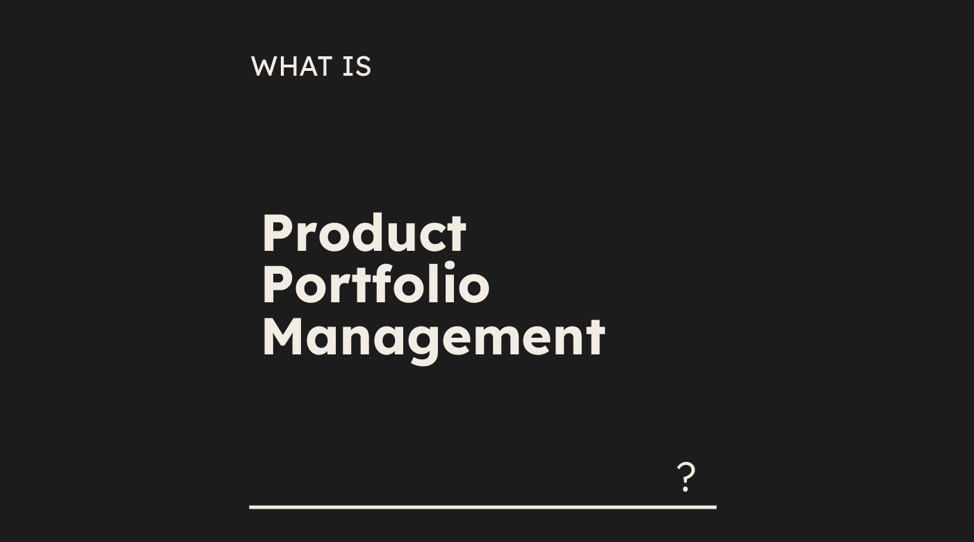 Product portfolio management what is x 33507