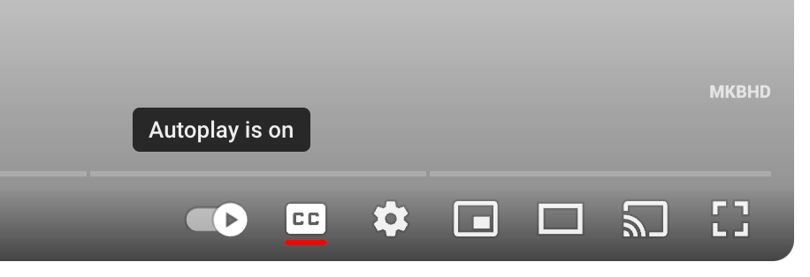 youtube's auto play